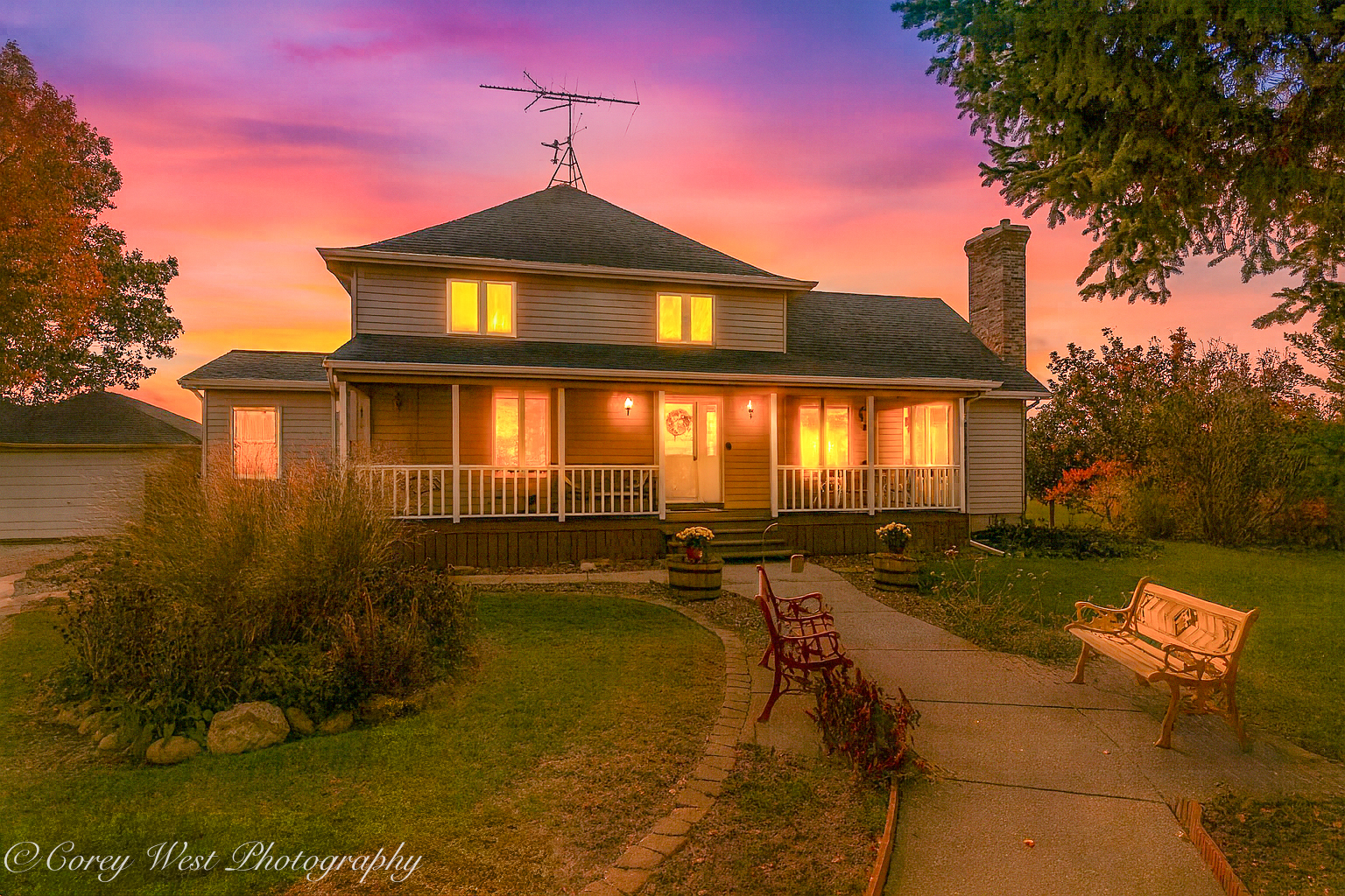 11N315 McGough Road Hampshire, IL 60140 - Photo 45 of 49 a view of a house with swimming pool and sitting area