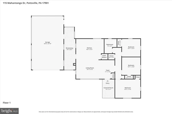 $299,900 | 115 Mahantongo Drive, Pottsville, PA 17901
