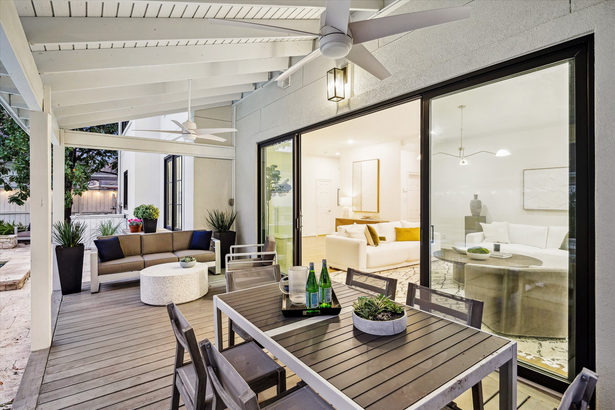 4122 Rice Boulevard West University Place, TX 77005 - Photo 8 of 30 Your backyard playground! Has covered patio with lighting and fans. Space for lounging and dining alfresco.