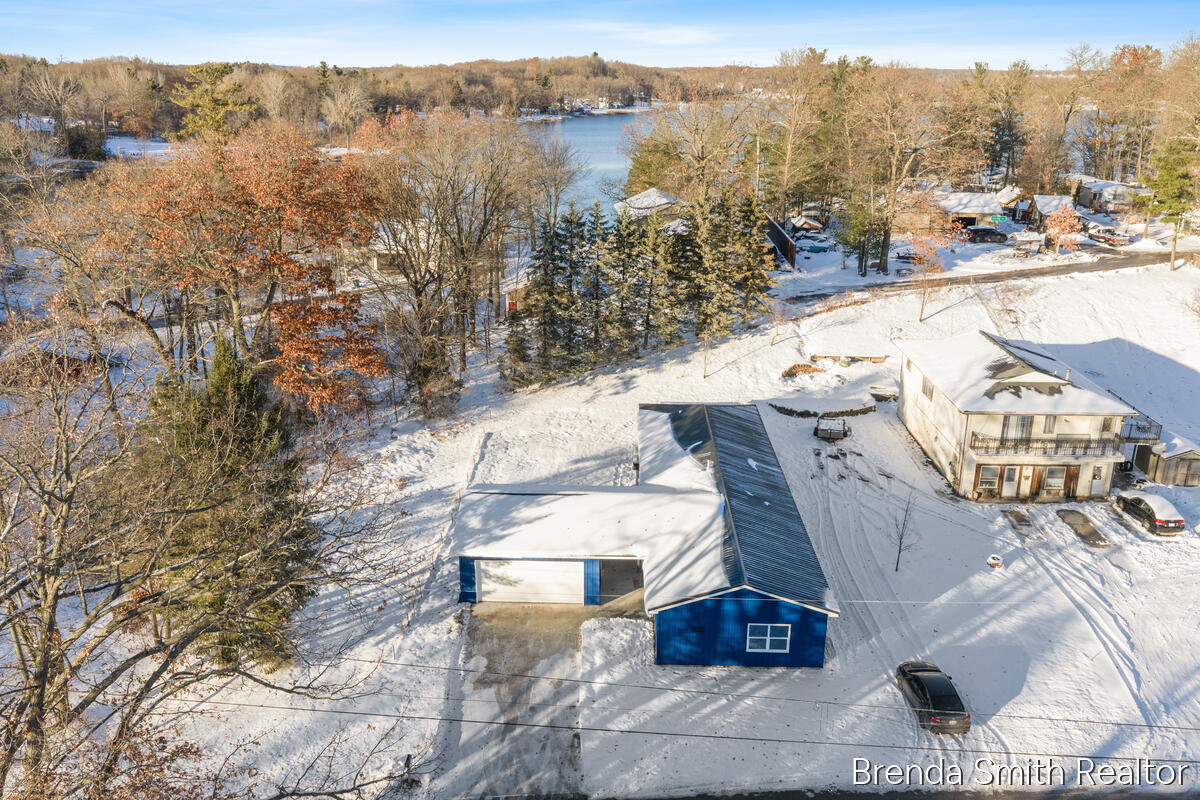 12587 Maston Lake Road Sand Lake, MI 49343 - Photo 32 of 36 Aerial of Maston Lake