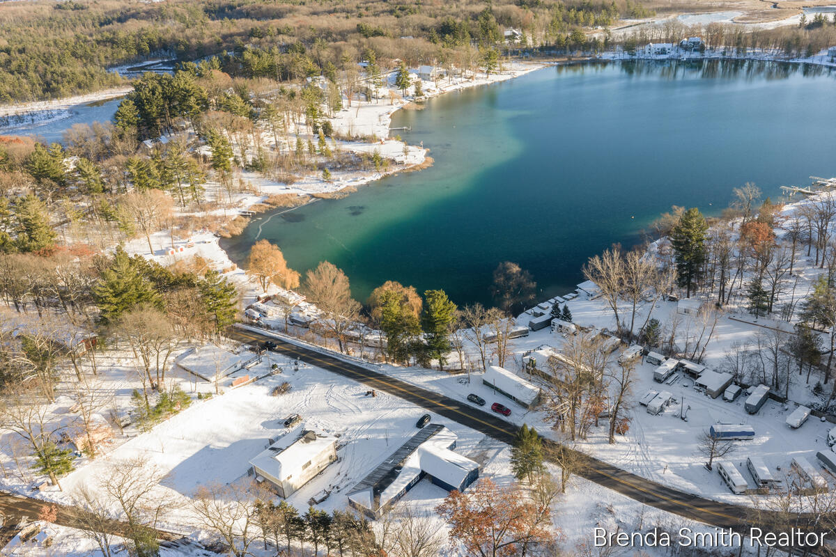 12587 Maston Lake Road Sand Lake, MI 49343 - Photo 36 of 36 Aerial of Blue Lake