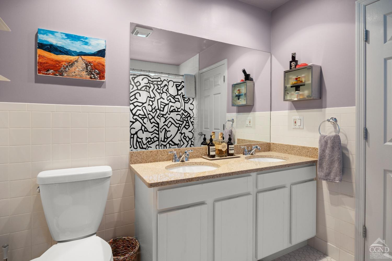 868 Martindale Road Craryville, NY 12521 - Photo 12 of 26 a bathroom with a toilet a sink and mirror
