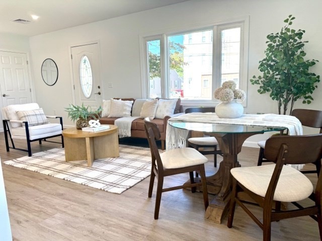 102 Crawford Street Fall River, MA 02724 - Photo 10 of 28 a view of a dining room with furniture window and outside view