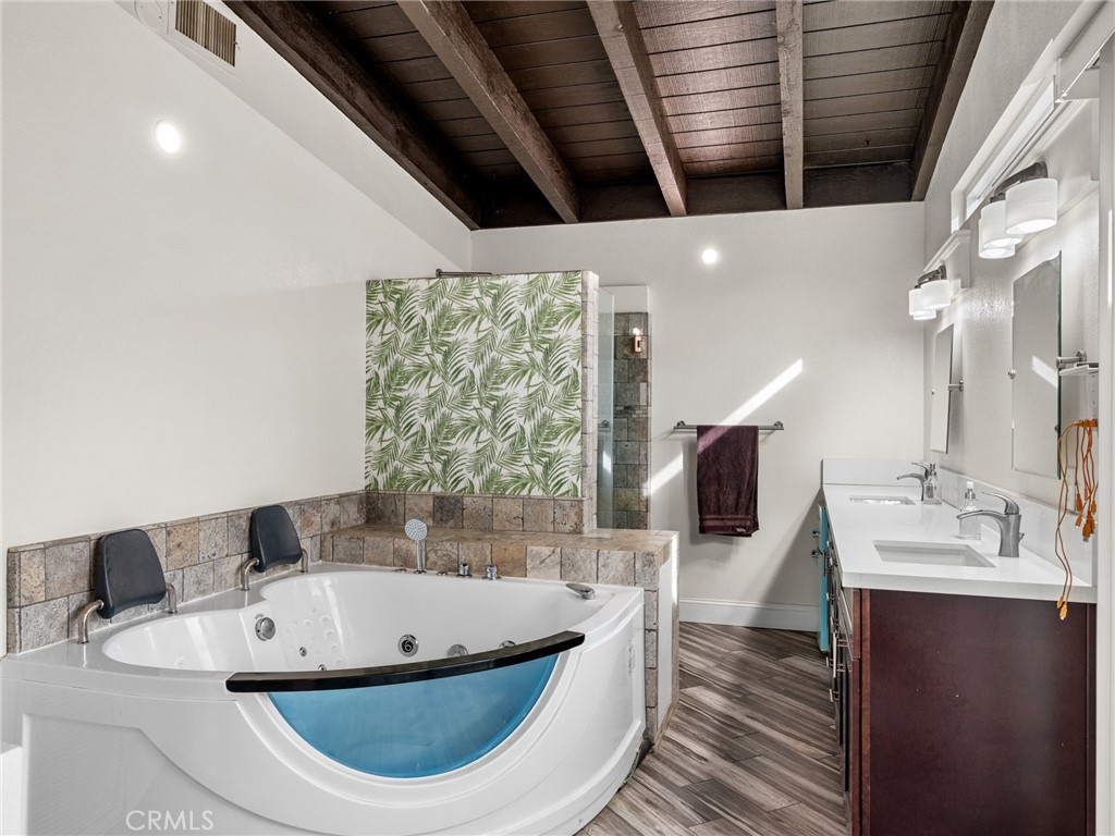 15485 Chole Road Apple Valley, CA 92307 - Photo 37 of 60 a view of kitchen with stainless steel appliances kitchen island granite countertop a sink and a fireplace