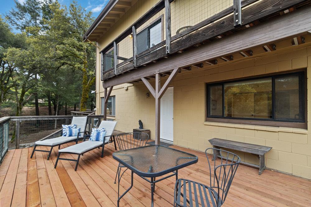 22101 Miller Ridge Road Los Gatos, CA 95033 - Photo 51 of 76 a backyard of a house with seating space