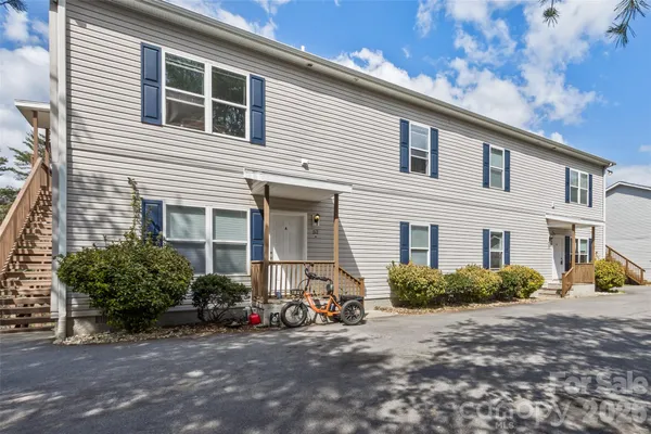 a view of a house with a patio
