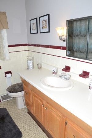 91 Jeffrey Road Springfield, MA 01119 - Photo 24 of 30 a bathroom with a sink and a mirror