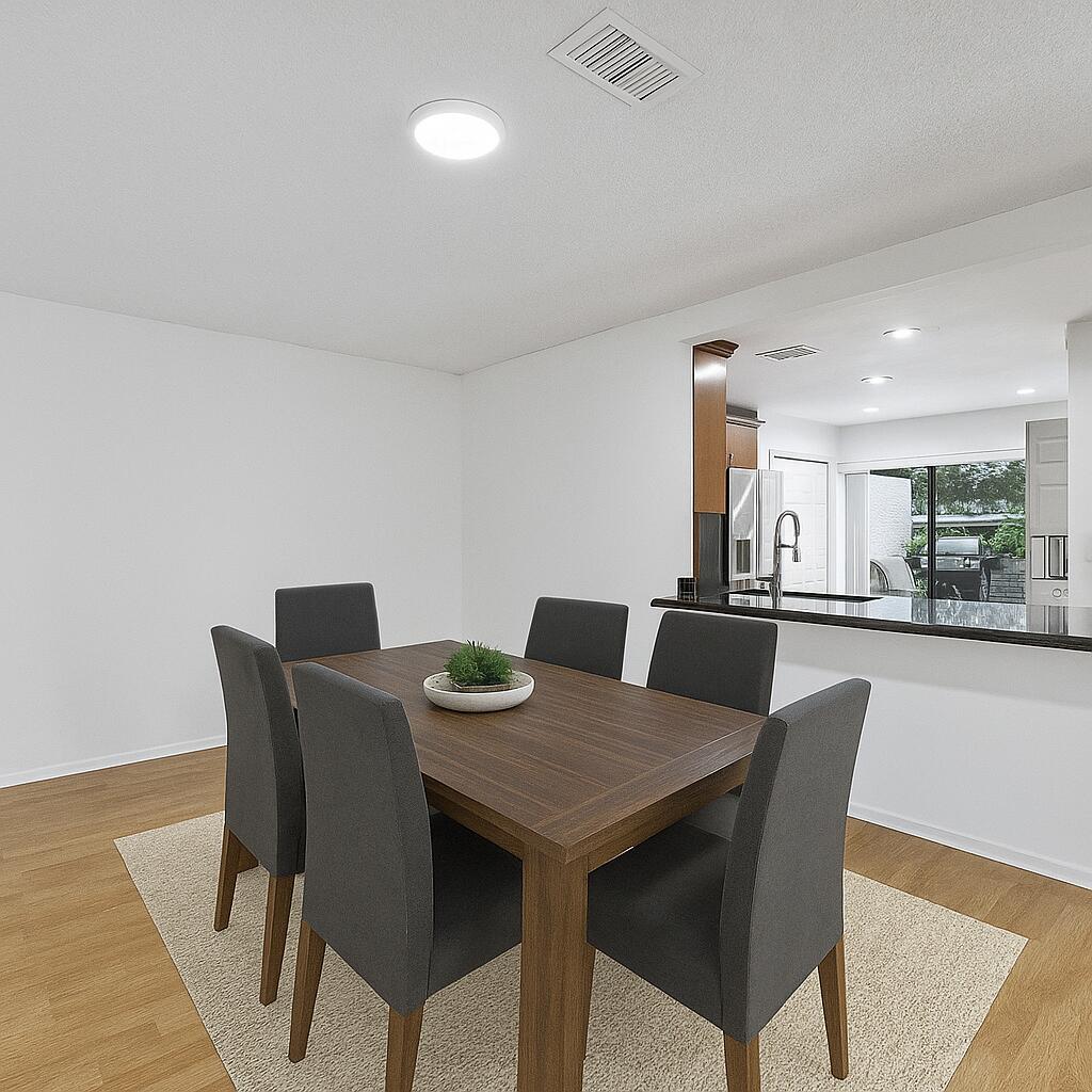 7932 Seville Place, Unit 2101 Boca Raton, FL 33433 - Photo 18 of 45 Virtual Staging Dining Area