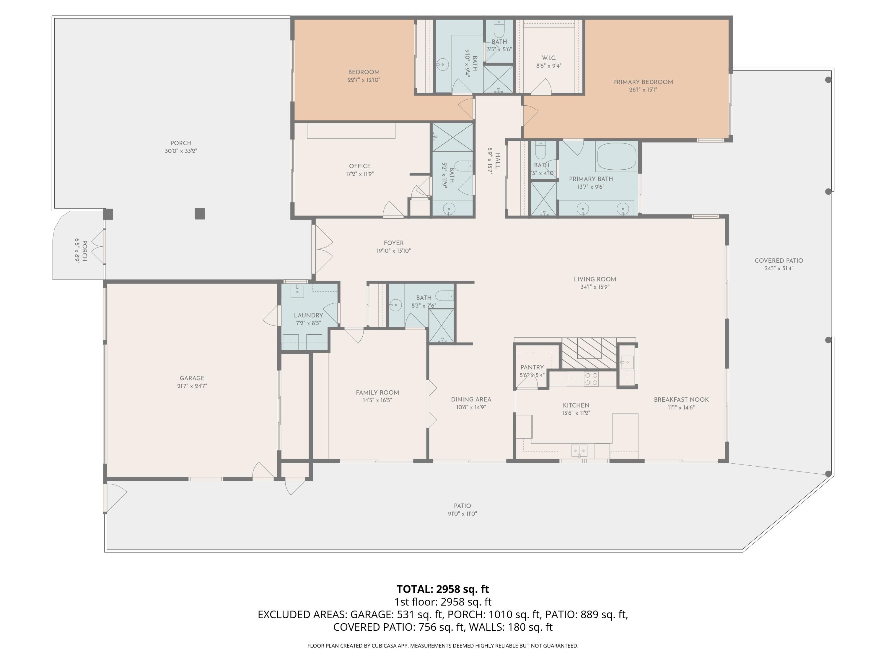 58 Colgate Drive Rancho Mirage, CA 92270 - Photo 50 of 50 Floor Plan