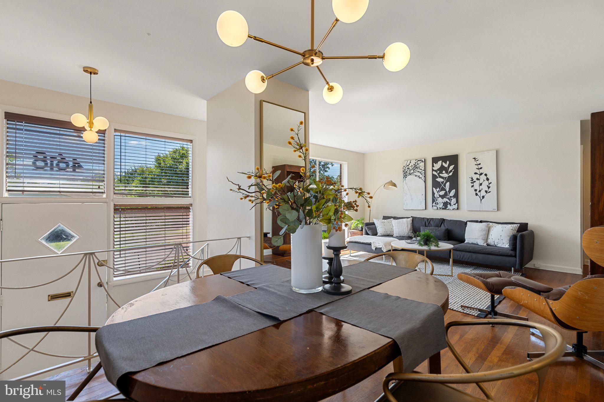 4618 Hilltop Terrace Southeast Washington, DC 20019 - Photo 9 of 36 a dining room with furniture and window