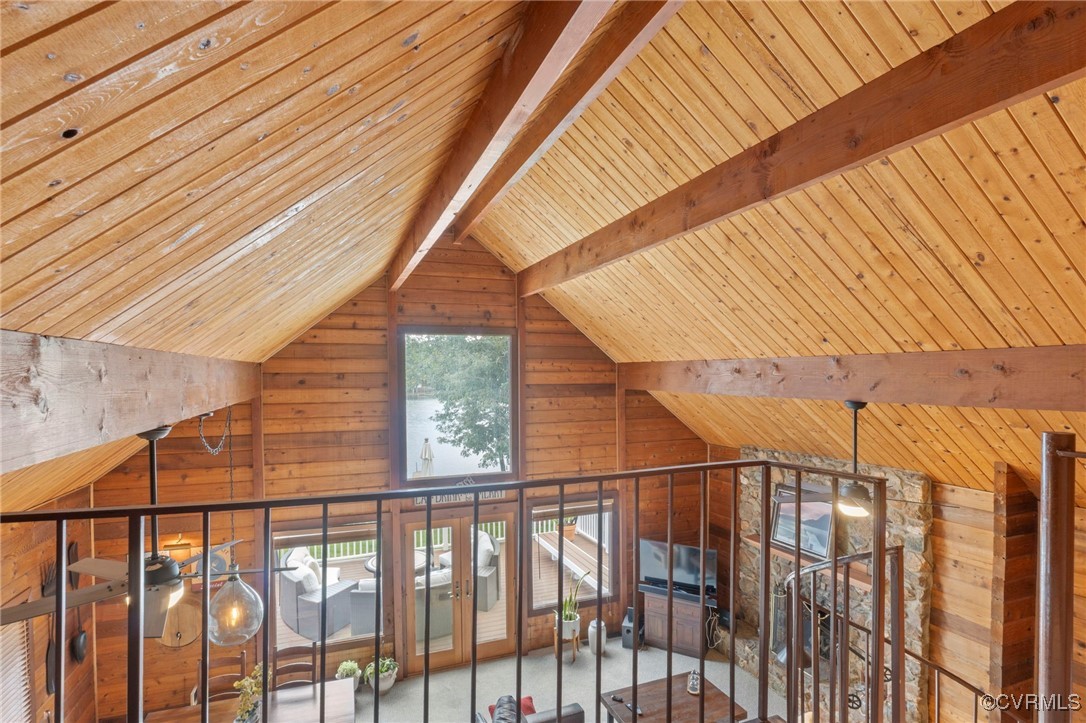 104 Manassas Point Locust Grove, VA 22508 - Photo 18 of 47 a balcony with wooden floor in front of it