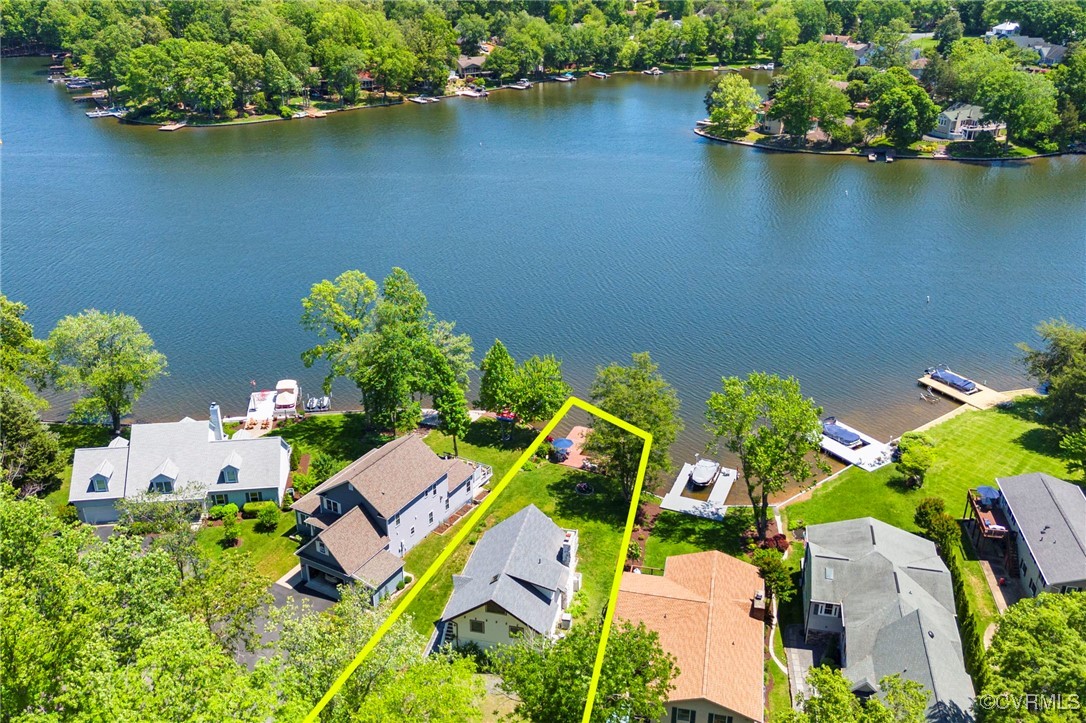 104 Manassas Point Locust Grove, VA 22508 - Photo 4 of 47 an aerial view of a house with a lake view