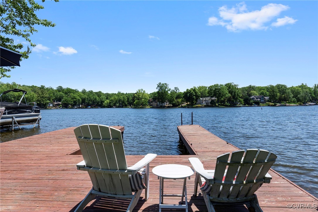 104 Manassas Point Locust Grove, VA 22508 - Photo 44 of 47 a view of a lake from a couches in the patio