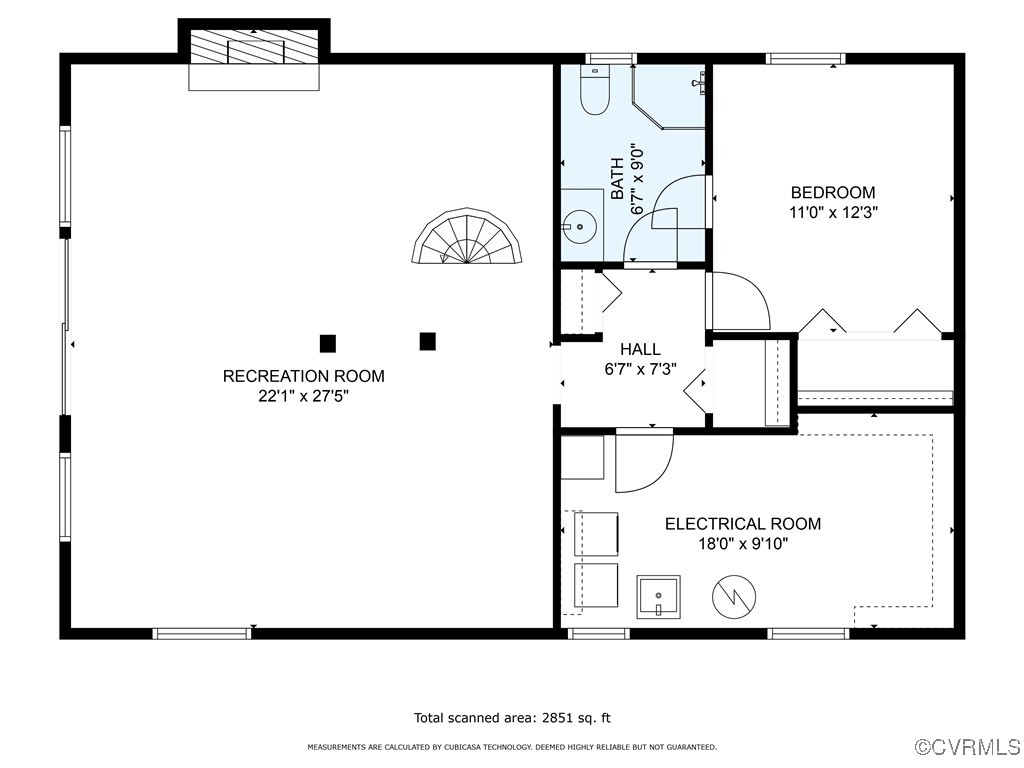 104 Manassas Point Locust Grove, VA 22508 - Photo 47 of 47 Ground Level Floor Plan