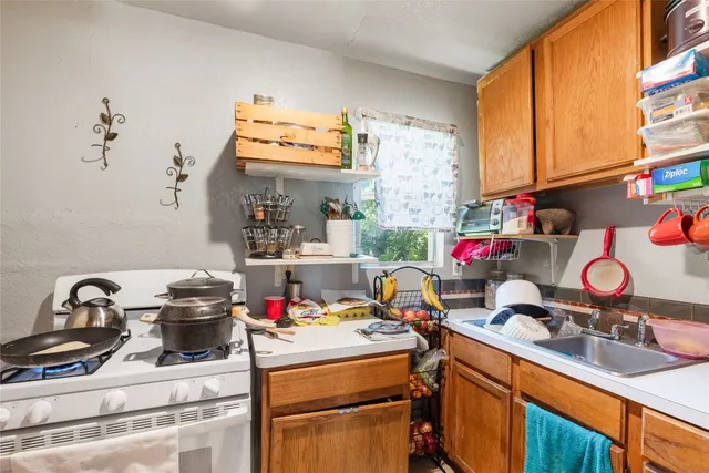 a room with storage and utility