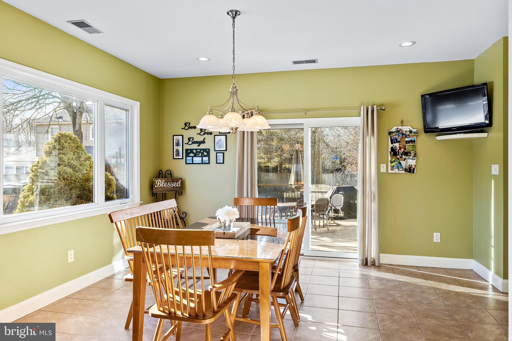 460 Covered Bridge Road Cherry Hill, NJ 08034 - Photo 14 of 40 a view of a dining room with furniture window and outside view