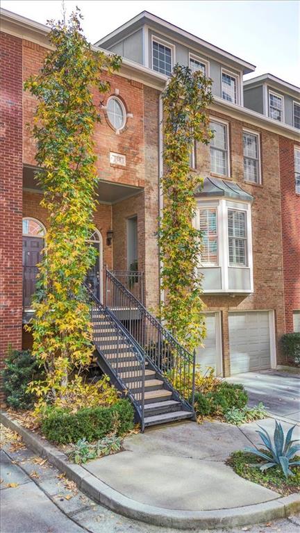 a front view of a multi story residential apartment building