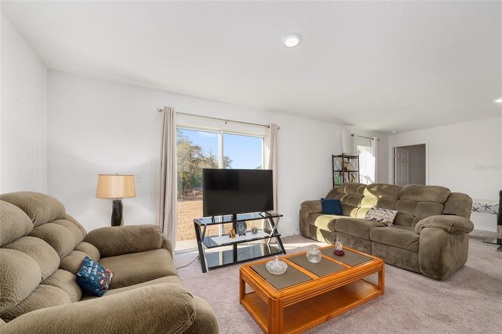 4400 Southwest 155th Street Ocala, FL 34473 - Photo 15 of 41 a living room with furniture and a flat screen tv