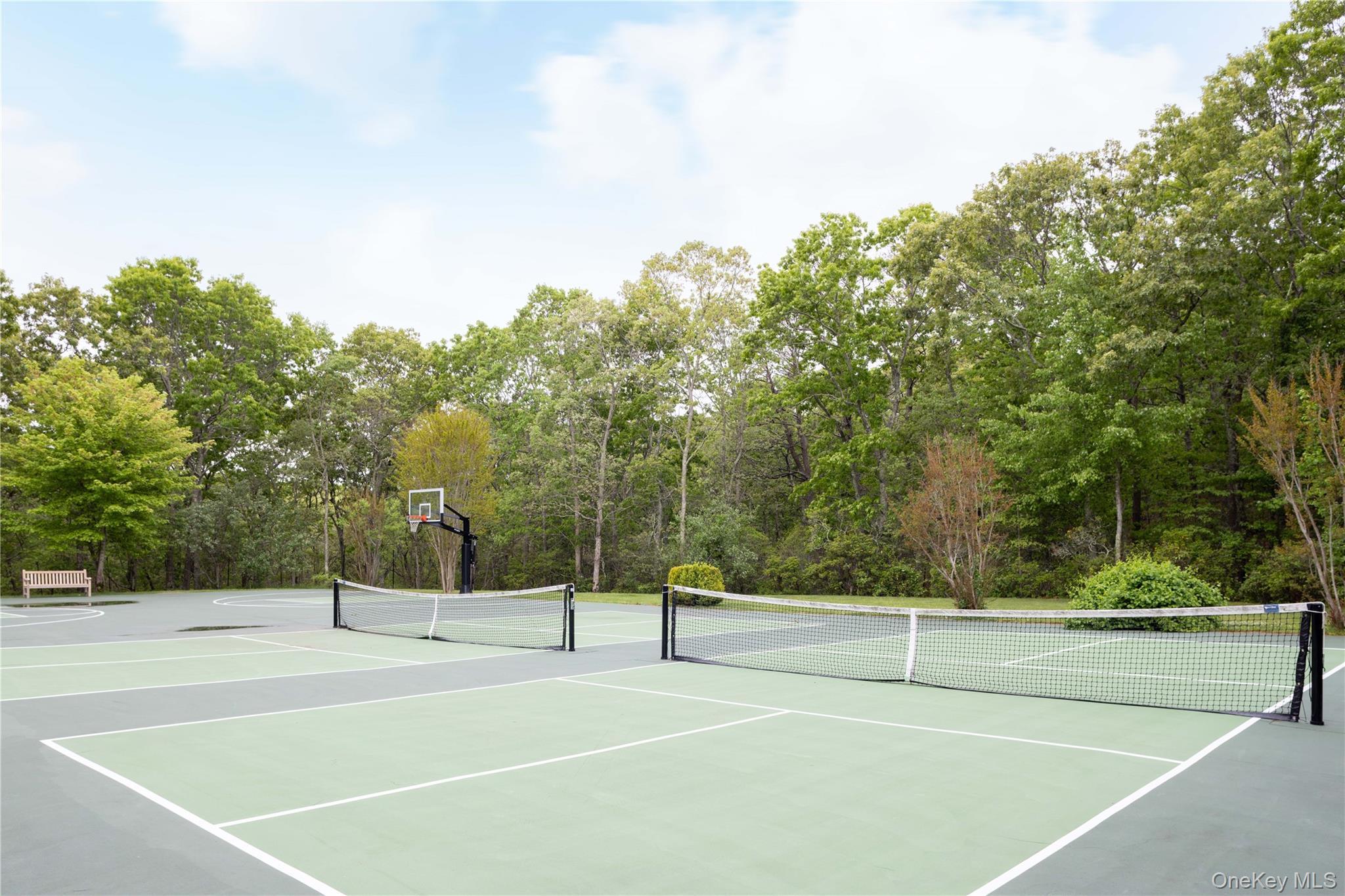 486 Middle Line Highway Bridgehampton, NY 11976 - Photo 21 of 25 a view of a tennis court