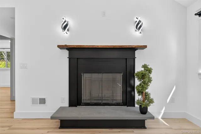 a view of a livingroom with a flat screen tv