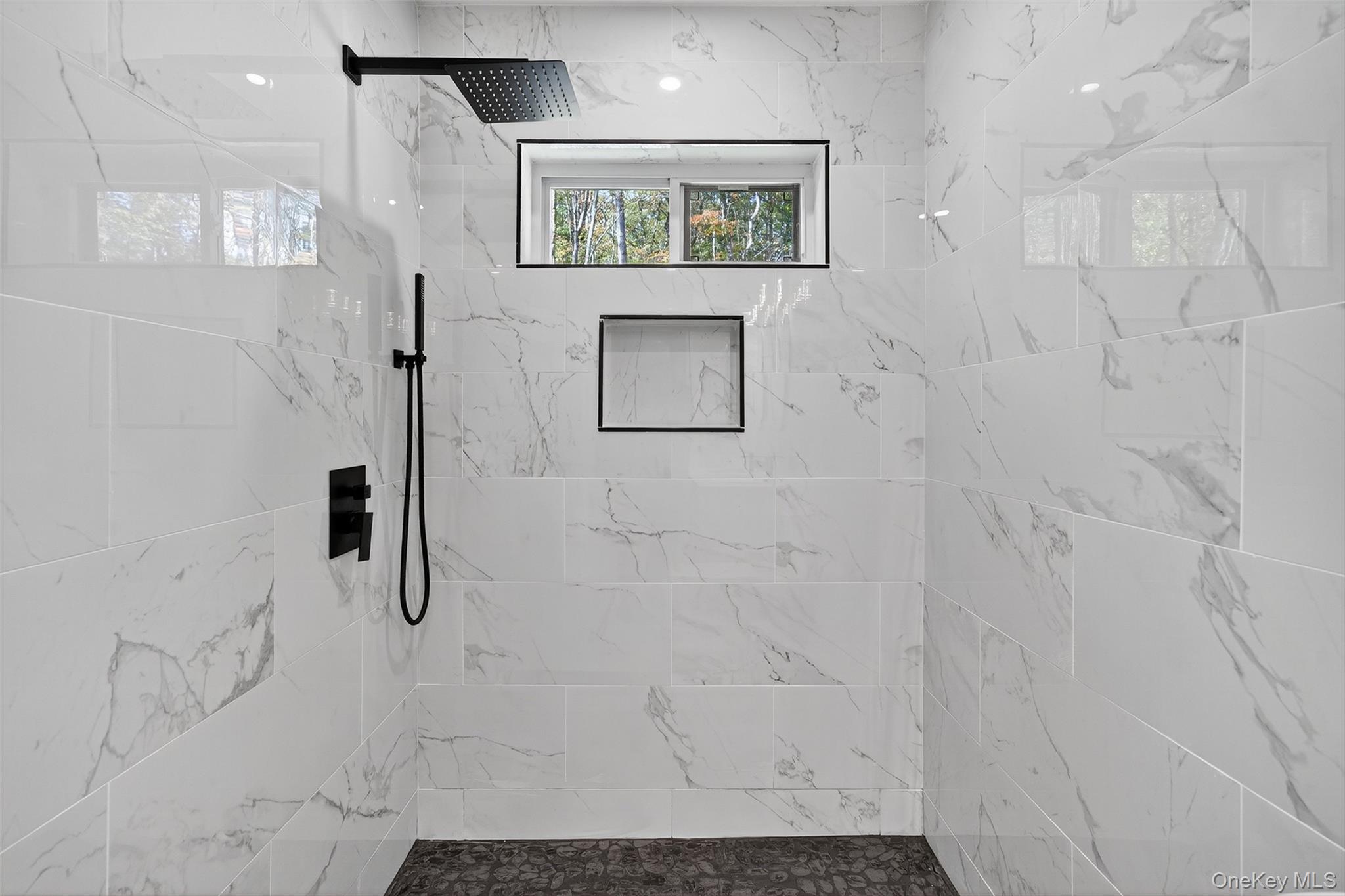 273 Perry Pond Road Narrowsburg, NY 12764 - Photo 30 of 49 Bathroom with a marble finish shower