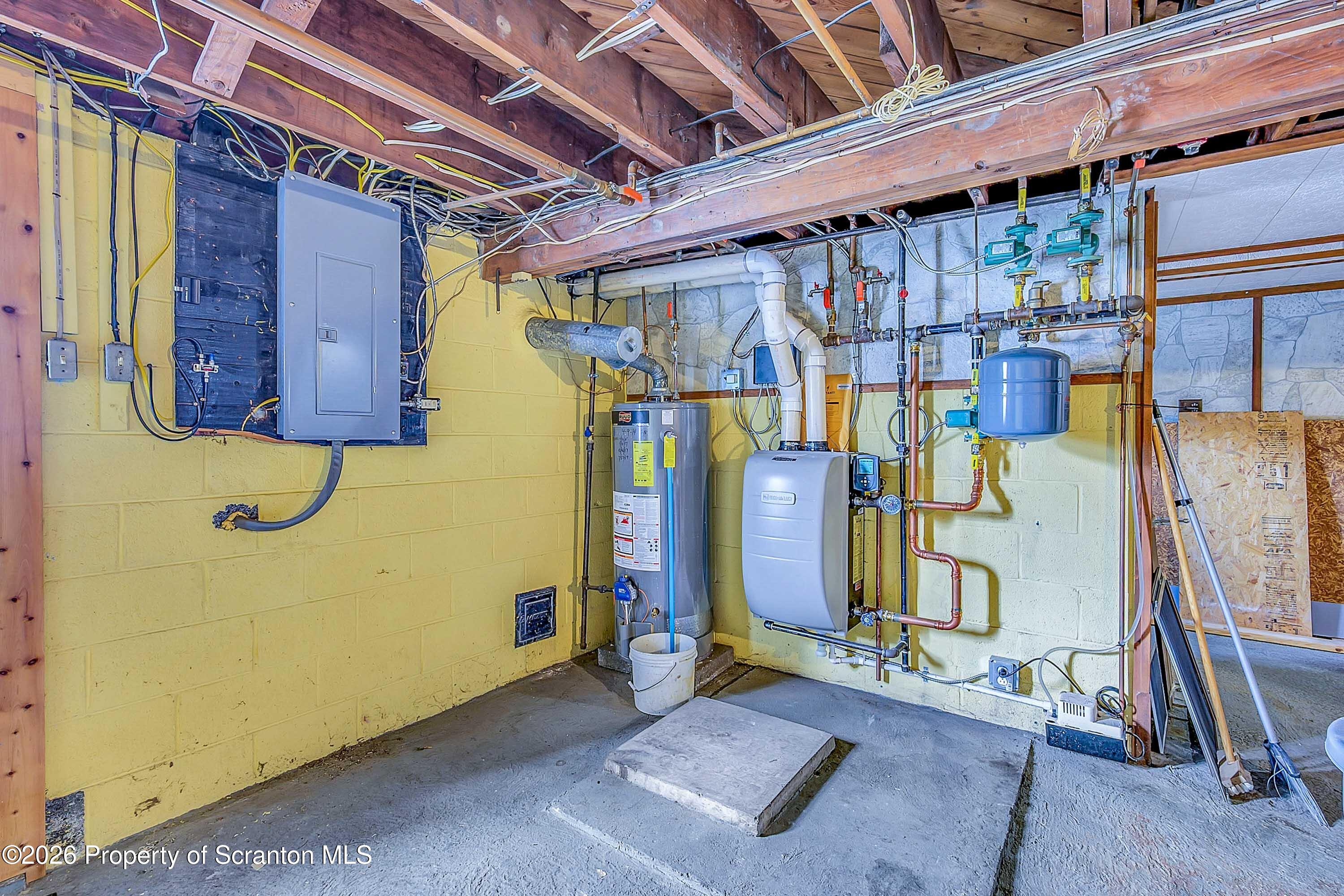 211 Green Street Dunmore, PA 18512 - Photo 29 of 38 a view of storage and utility room