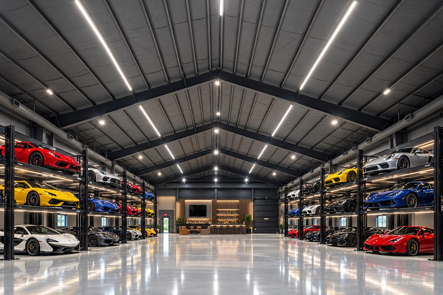 13920 Stirling Road Southwest Ranches, FL 33330 - Photo 71 of 81 Three-tier supercar collector's garage-3