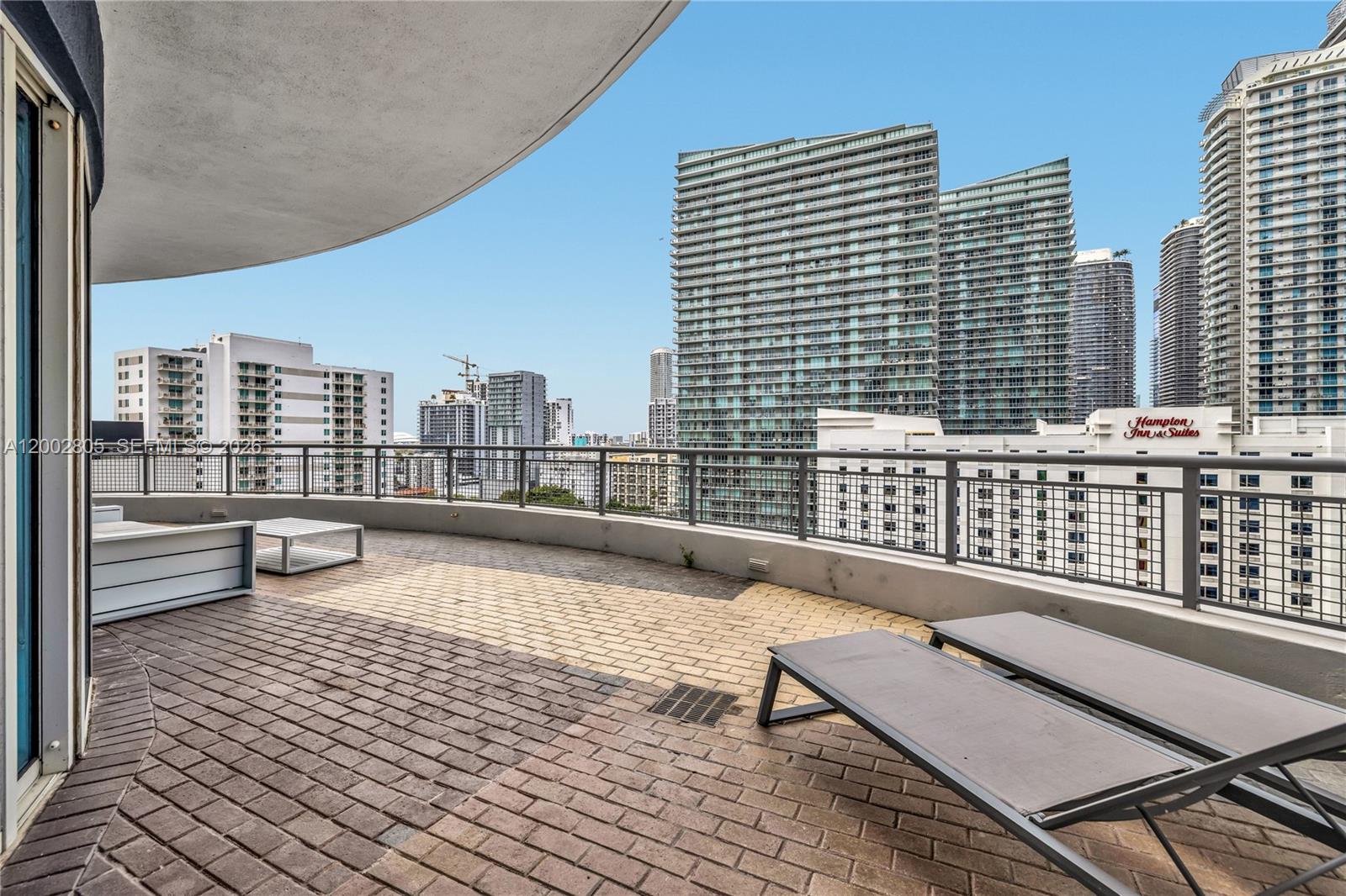 60 Southwest 13th Street, Unit 1124 Miami, FL 33130 - Photo 22 of 30 a view of balcony with city view