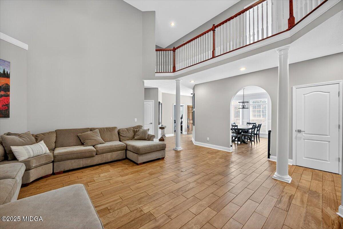 9481 Hopewell Road Musella, GA 31066 - Photo 9 of 72 a living room with furniture and wooden floors