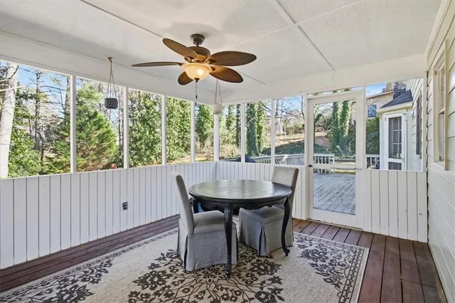 a aerial view of a house