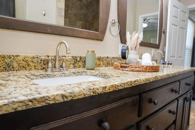 a close view of sink and tap