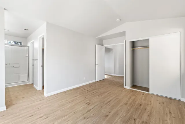 wooden floor in an empty room