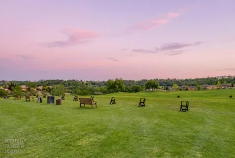 a view of outdoor space with mountain view