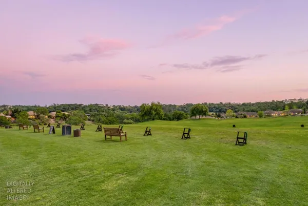 a view of outdoor space with mountain view