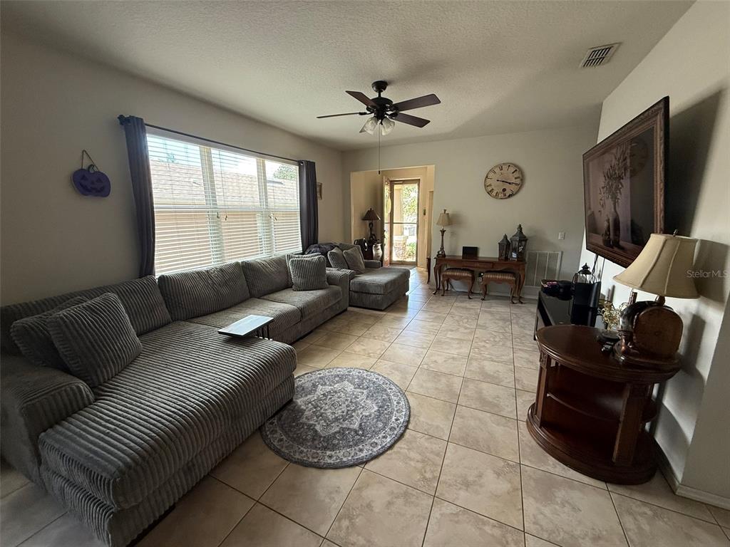 21846 Belgian Court Mount Dora, FL 32757 - Photo 6 of 29 a living room with furniture and a flat screen tv