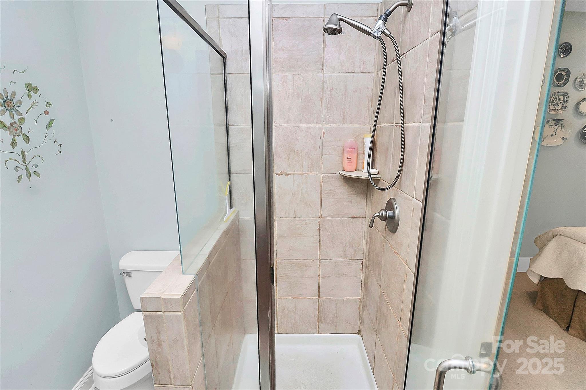 729 Lochaven Road Waxhaw, NC 28173 - Photo 21 of 41 a white toilet sitting next to a shower