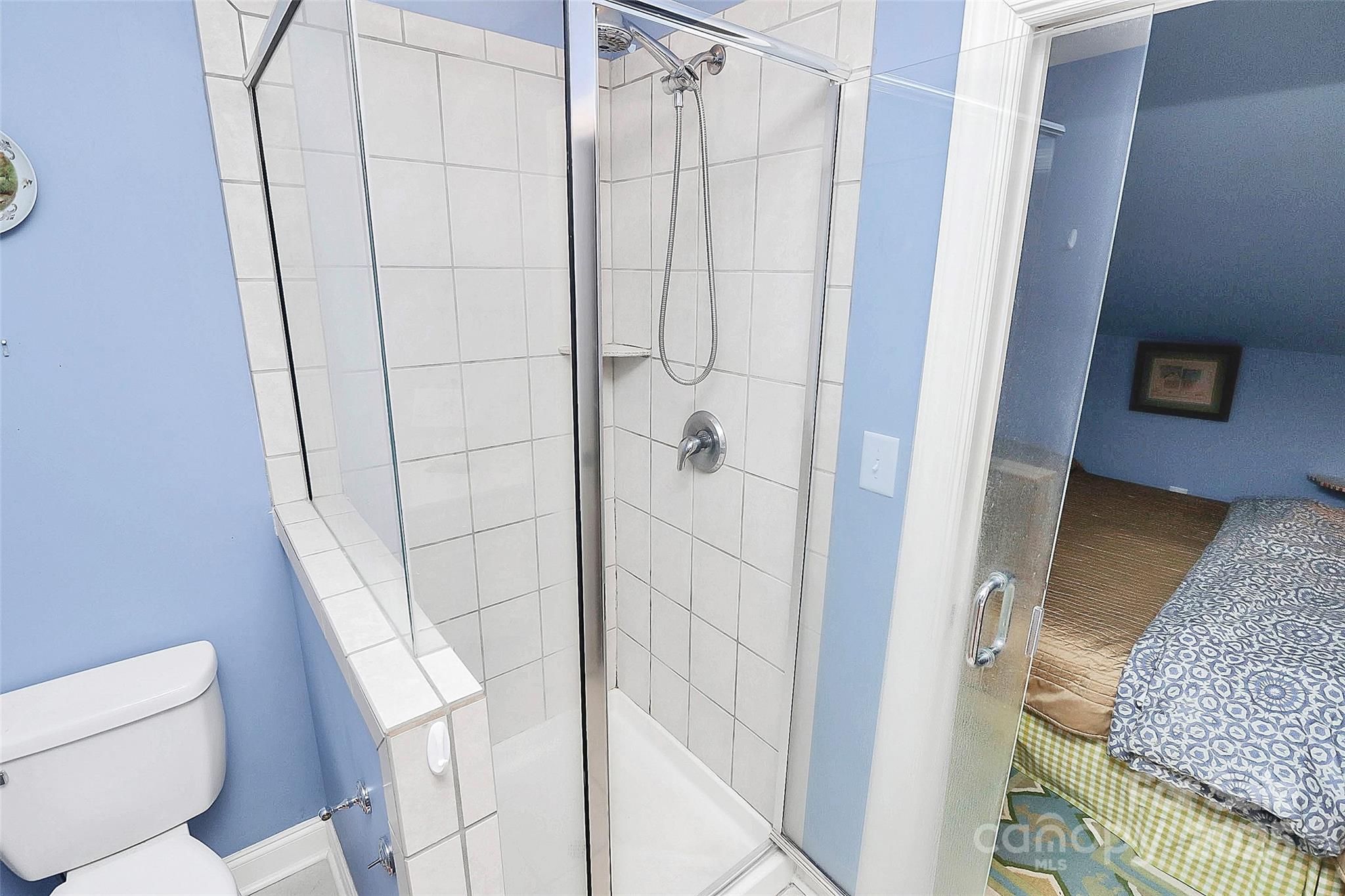 729 Lochaven Road Waxhaw, NC 28173 - Photo 27 of 41 a bathroom with a shower and toilet