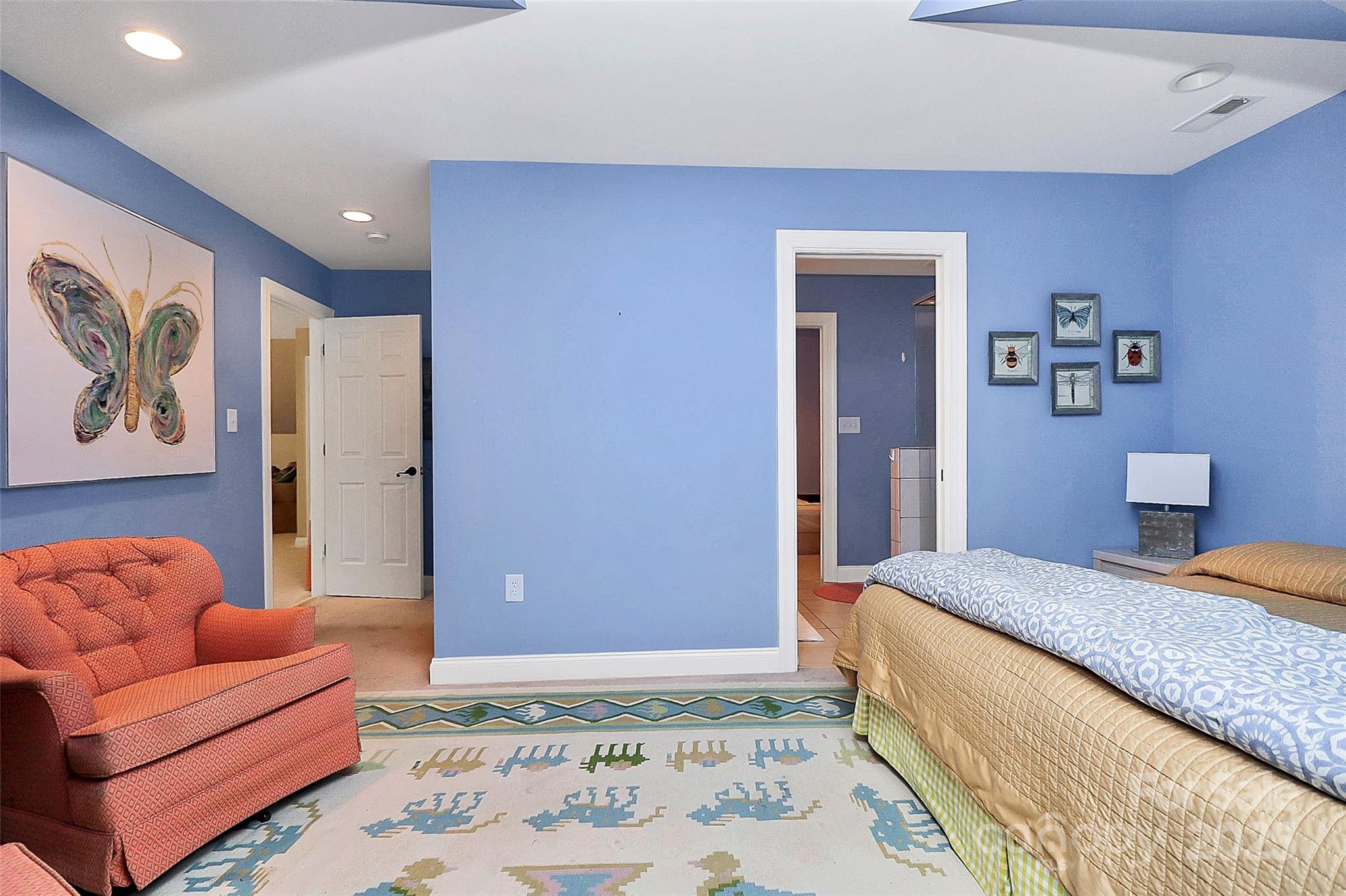 729 Lochaven Road Waxhaw, NC 28173 - Photo 29 of 41 a bedroom with a bed and a couch