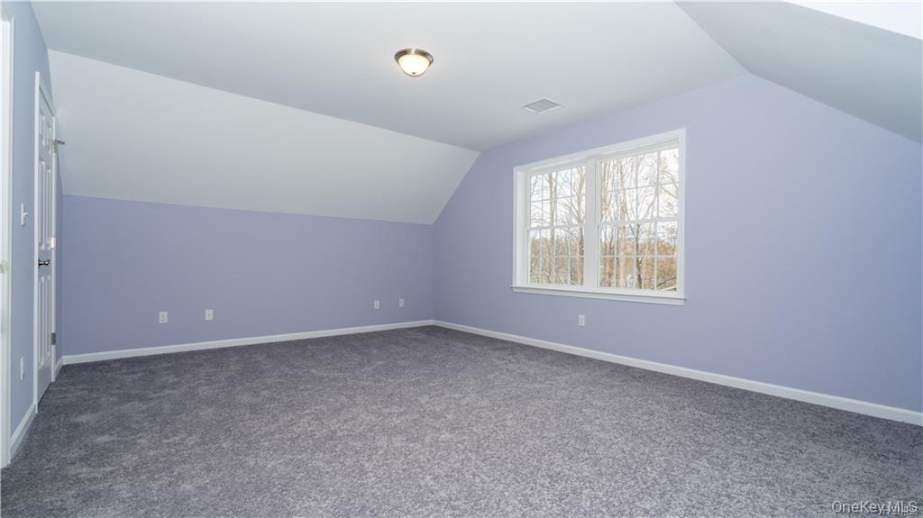 5 Harrier Ridge Drive Wallkill, NY 12589 - Photo 20 of 32 Additional living space with lofted ceiling and carpet