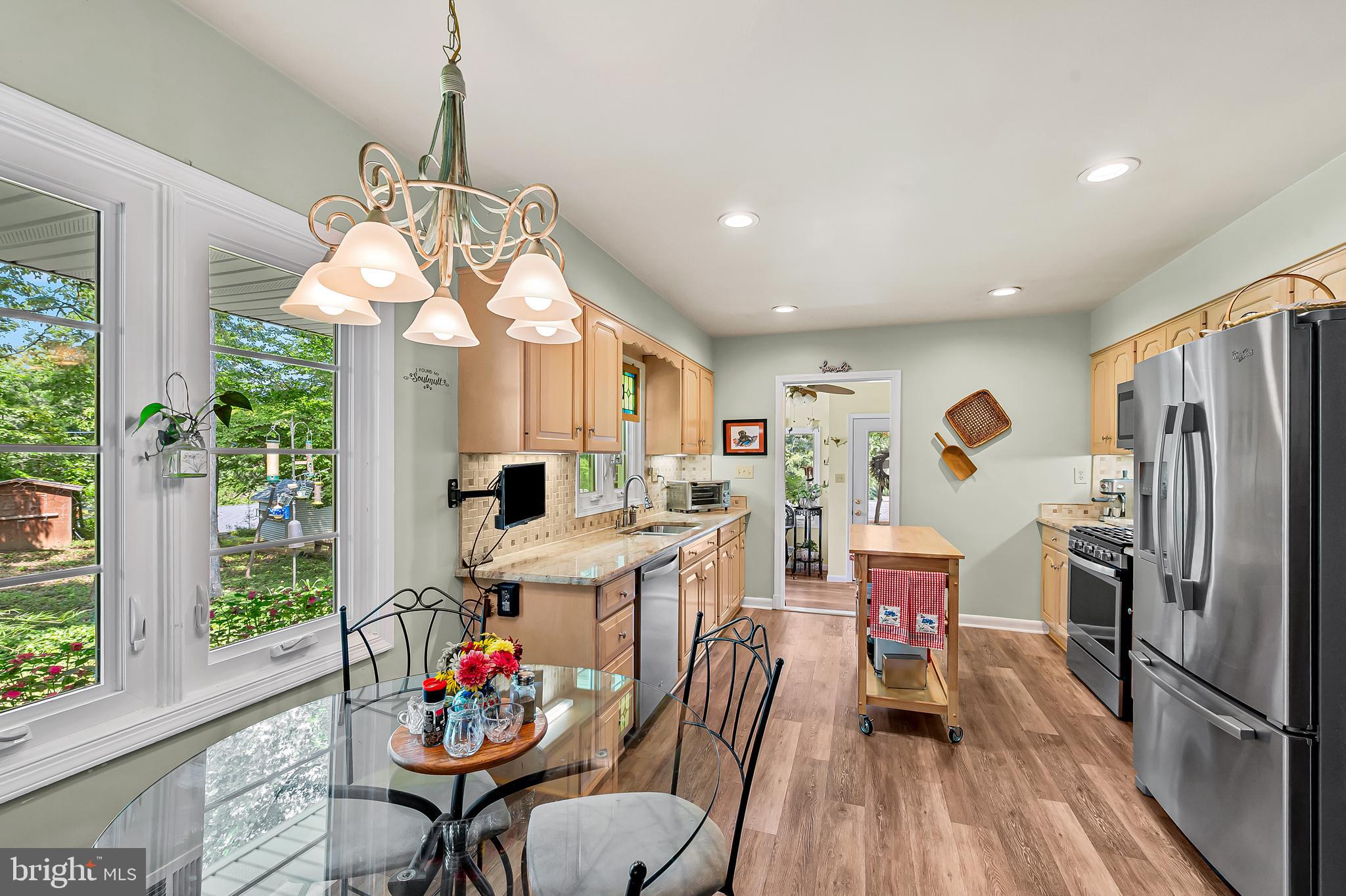 206 Charmuth Road Lutherville-Timonium, MD 21093 - Photo 15 of 45 Large kitchen with table space