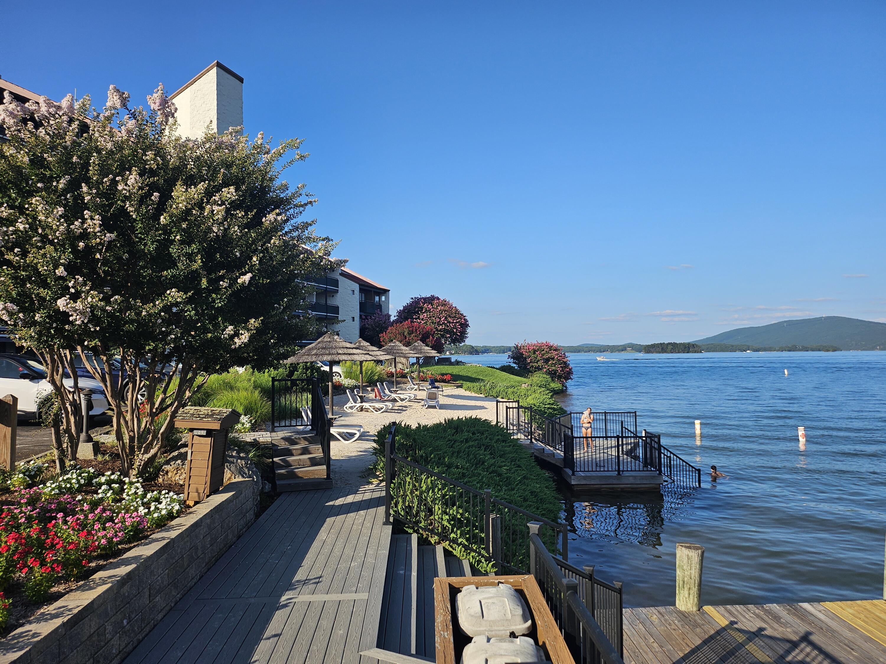 6605 Smith Mountain Road, Unit 101 Penhook, VA 24137 - Photo 6 of 23 a view of balcony and patio