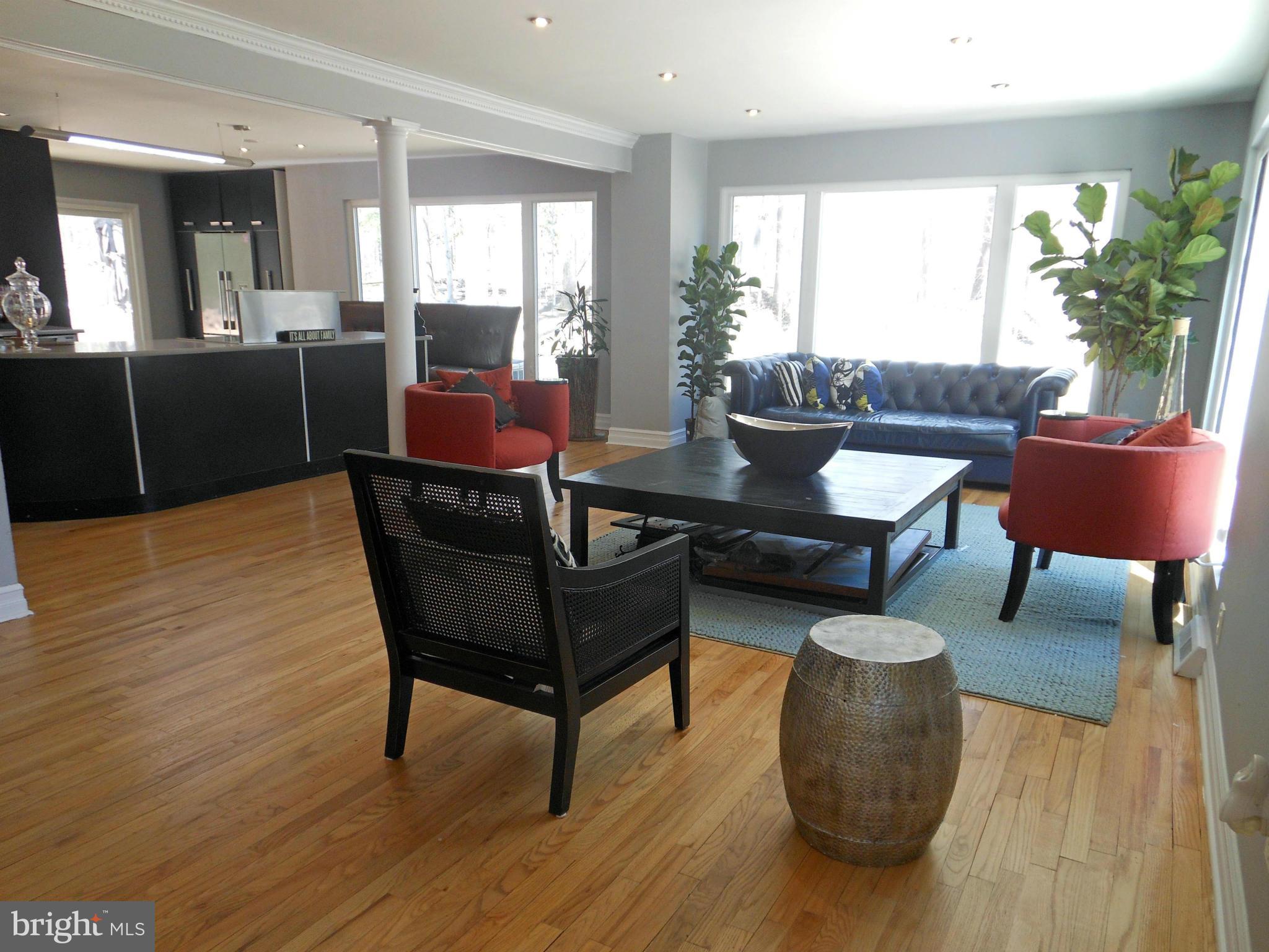 Interior, kitchen/living area