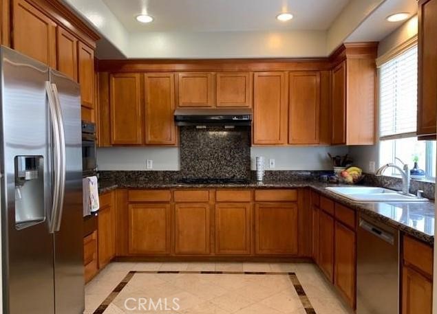 719 Arcadia Avenue, Unit B Arcadia, CA 91007 - Photo 6 of 23 a kitchen with stainless steel appliances granite countertop a refrigerator and a sink