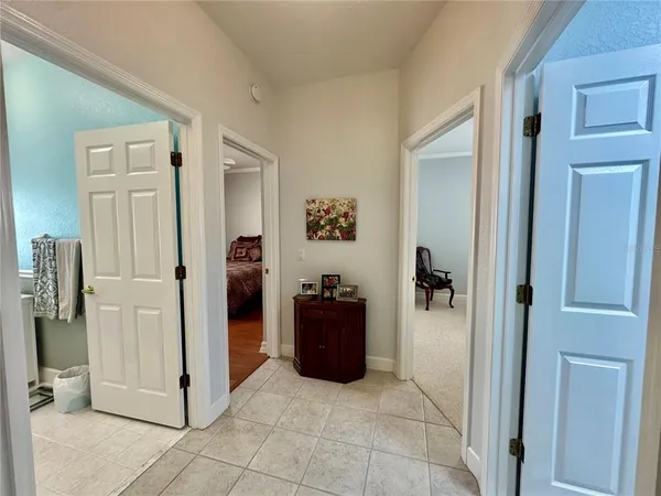 a view of a storage & utility room with a sink