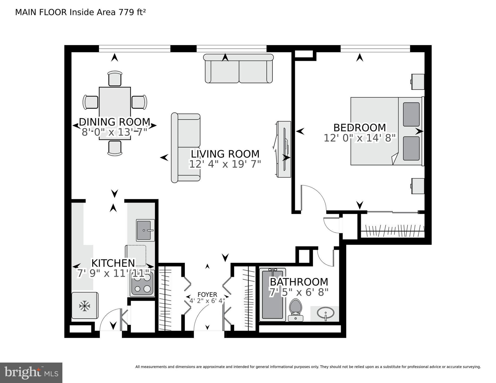 1900 Lyttonsville Road, Unit 718 Silver Spring, MD 20910 - Photo 35 of 35 Floor Plan