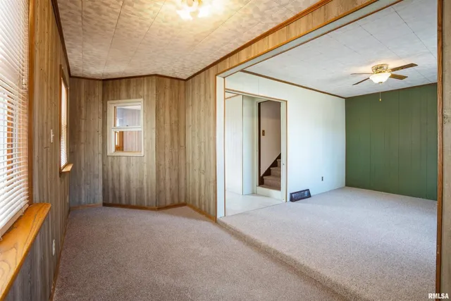 a view of a room with a flat screen tv