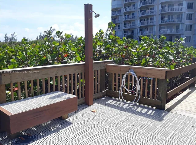 a view of an ocean and beach