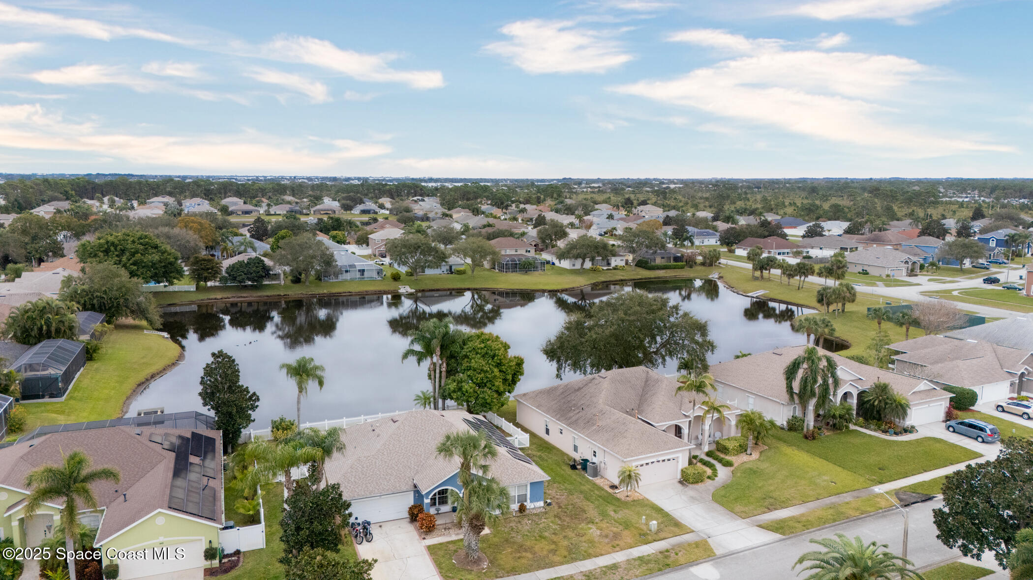 443 Wenthrop Circle Rockledge, FL 32955 - Photo 4 of 38 an aerial view of residential houses with outdoor space