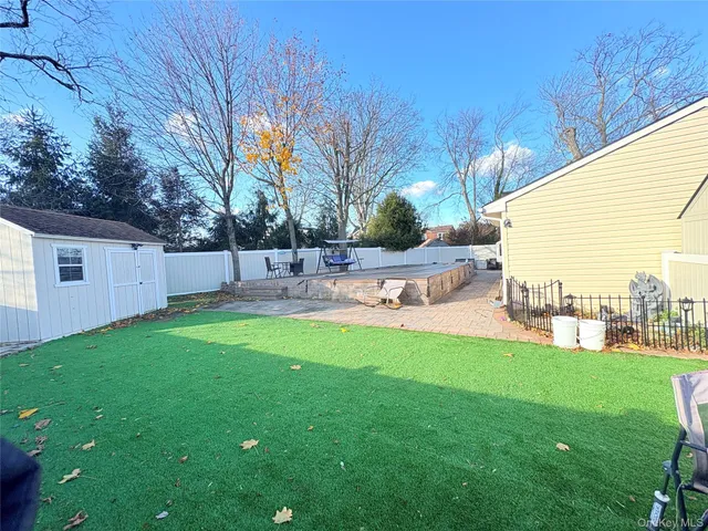 a view of outdoor space and deck