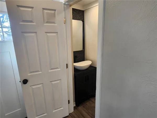 a bathroom with a toilet